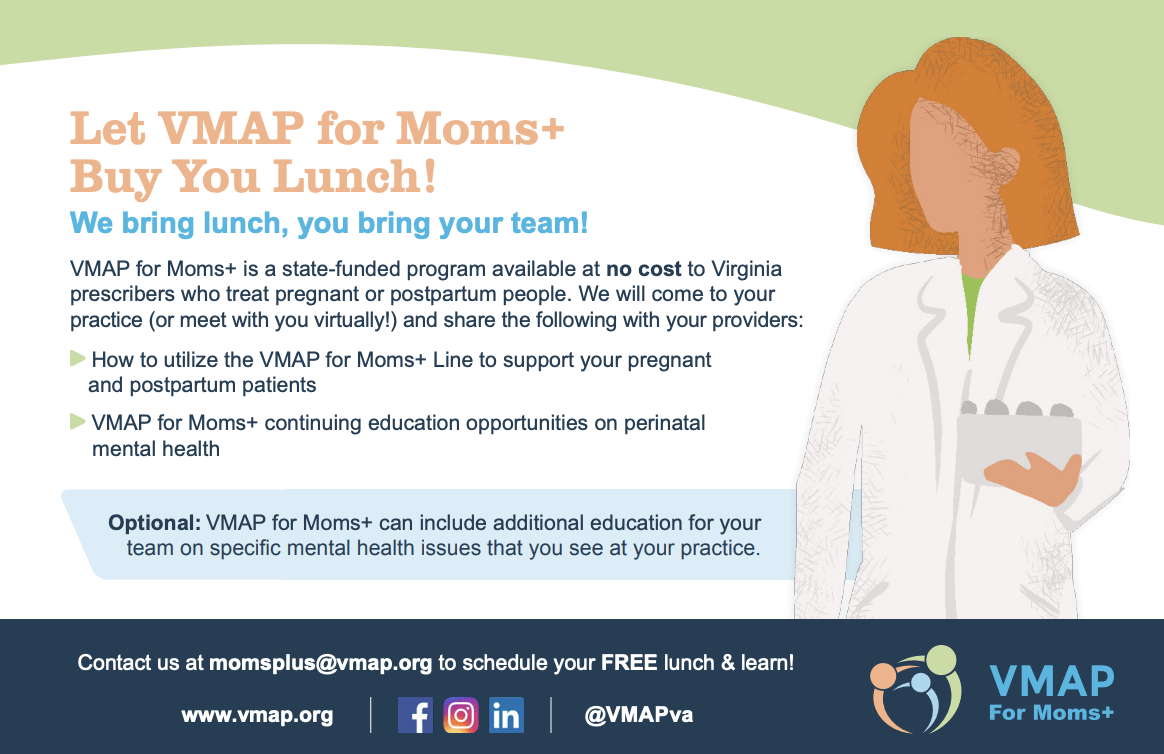 VMAP for Moms+ Lunch & Learn